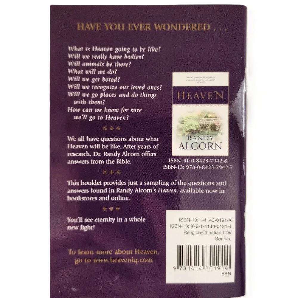 Heaven: Biblical Answers to Common Questions 2004 Booklet by Randy Alcorn